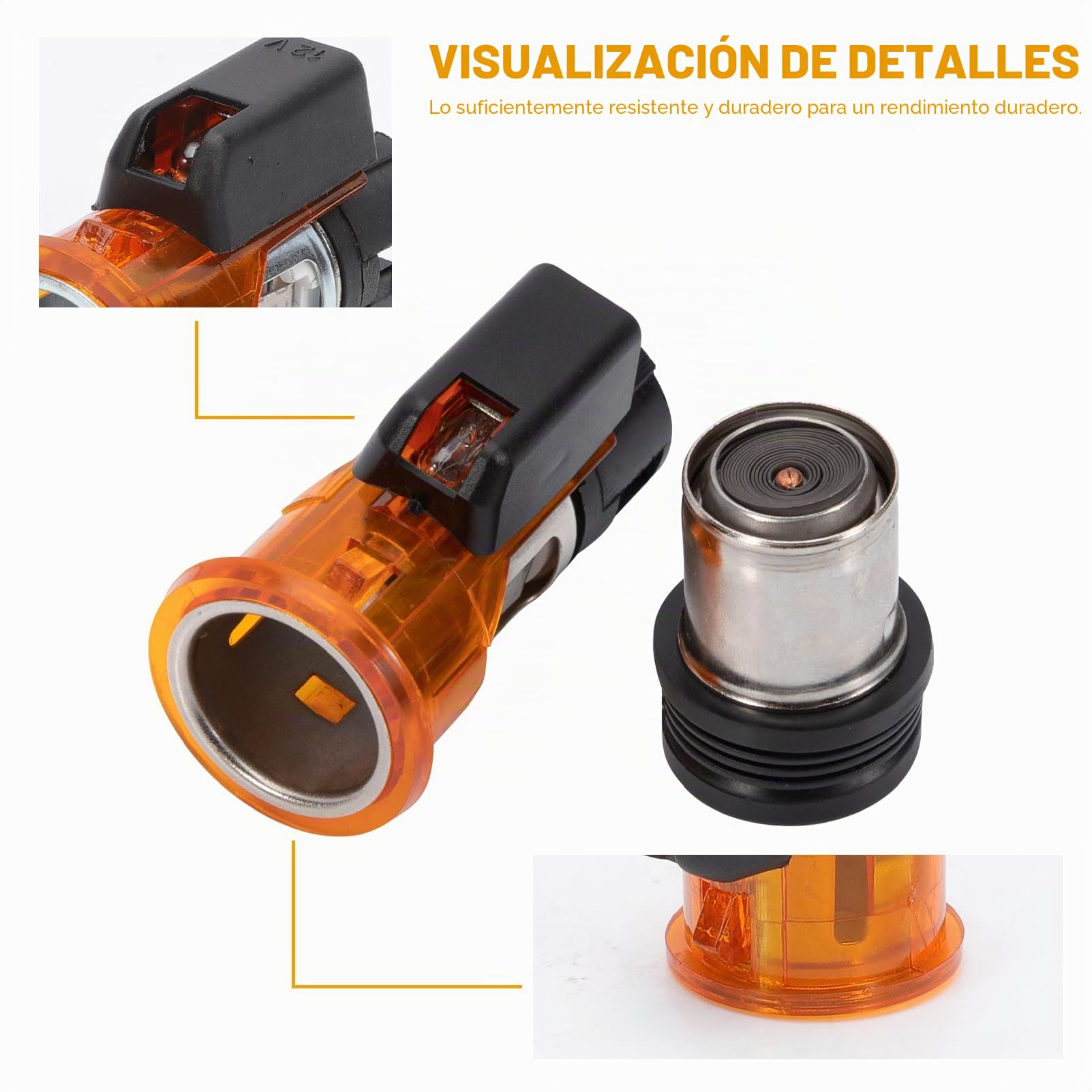 Kit de mechero y toma de corriente para Doblo, Linea, Punto, Grande Punto, Panda, Fiorino, Palio, Stilo, Scudo, 500, Ypsilon II