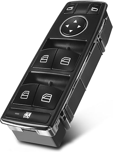 YHTAUTO Interruptor de ventana principal eléctrico de repuesto para Mercedes-Benz C230 C250 C300 C350 C63 E350 E550 E63 AMG 2009-2012, 3 pines, sin