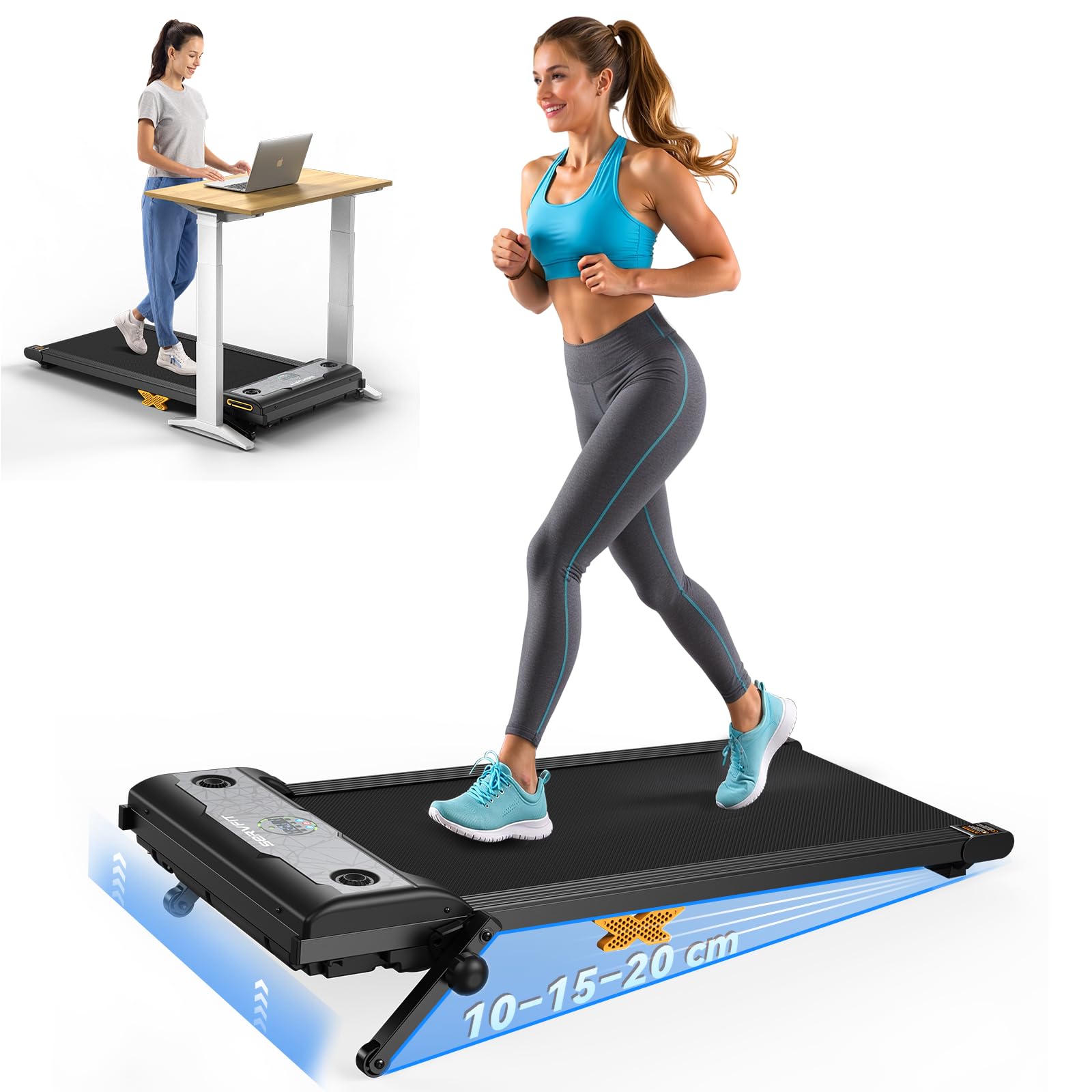 Tapis de Marche 3 en 1 avec Pente 12%