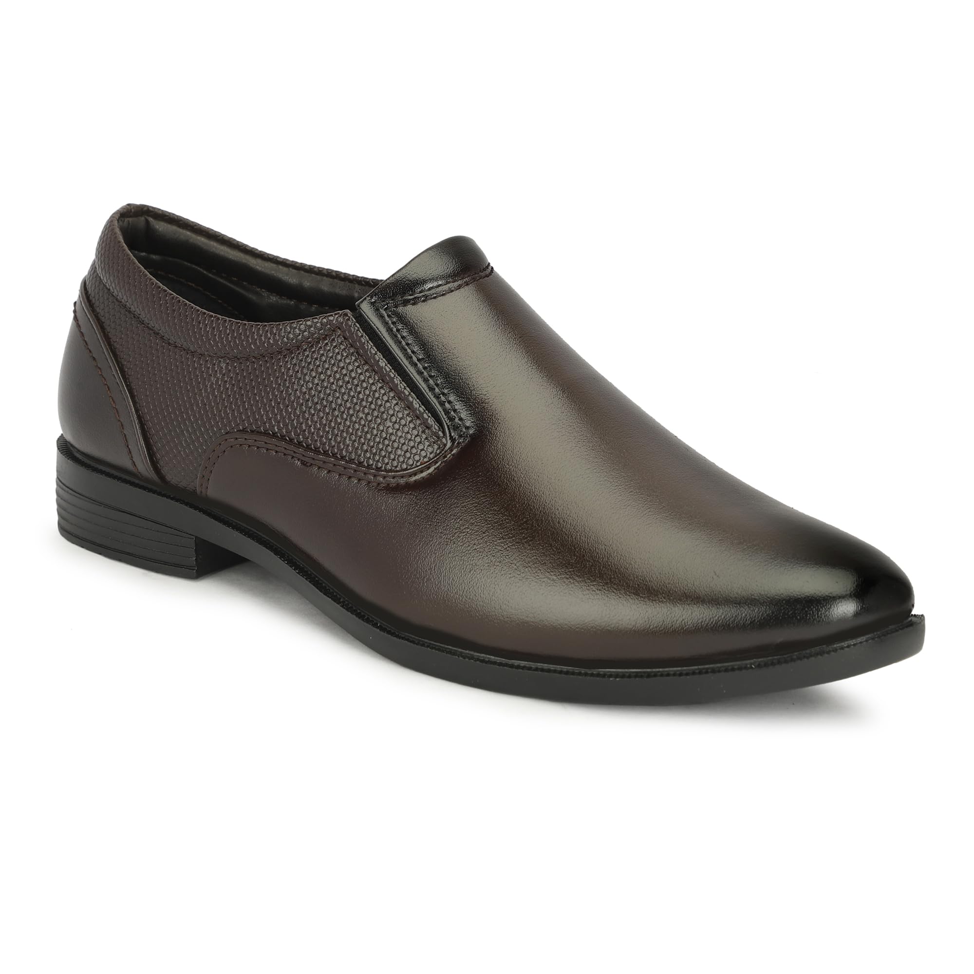 narki Men's Formal Slip-On Shoes – Stylish Black Office Synthetic Leather-picture-20