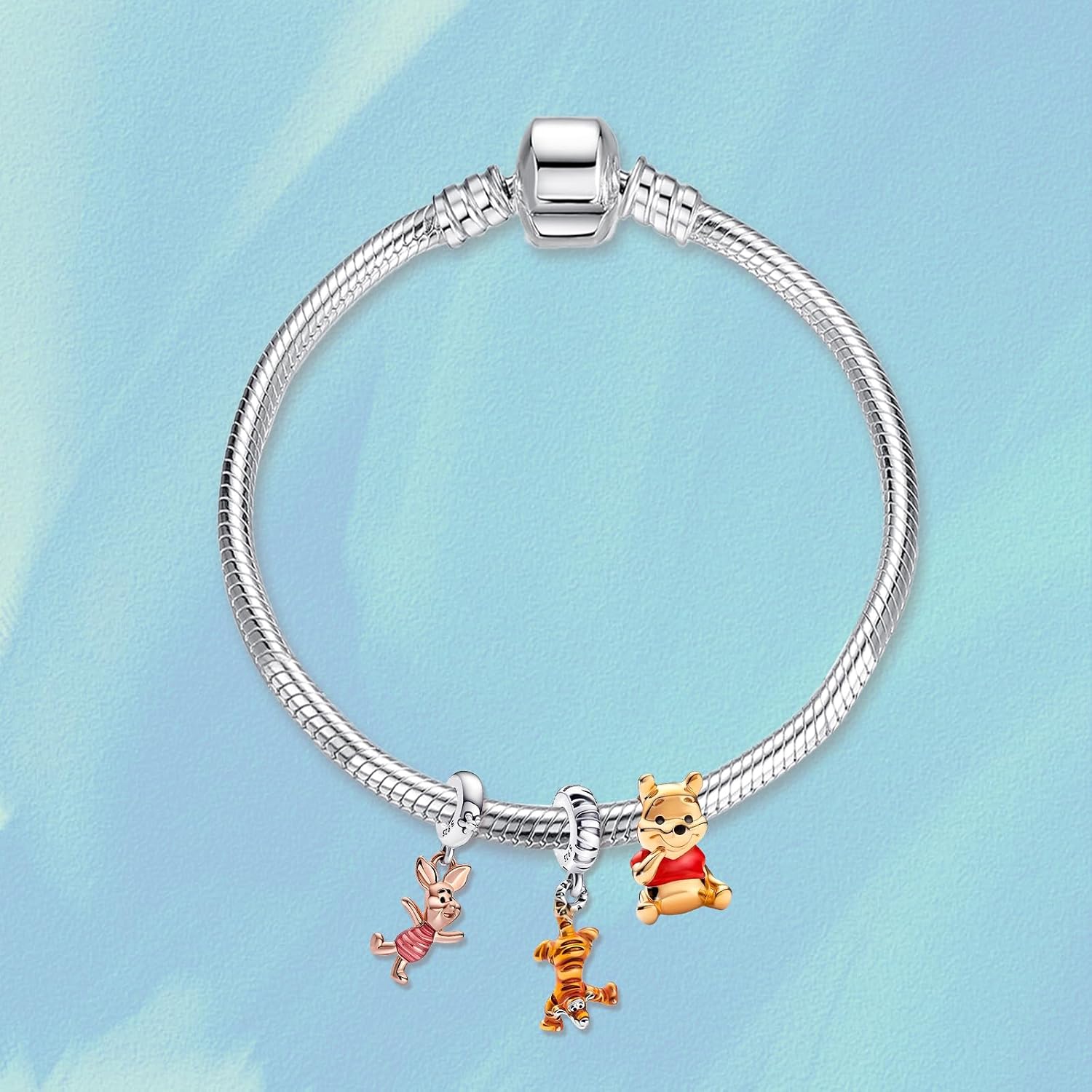 Doyafer 925 Sterling Silver Charms Beads For Women Bracelets Necklace Gifts for Family and Friends