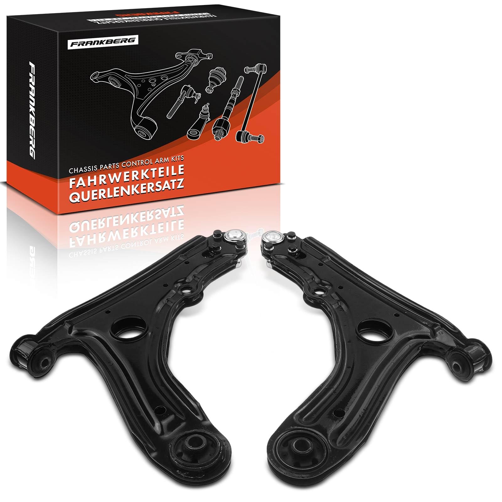 Frankberg 2 brazos de control inferiores | K620376; Compatible con: V.e.n.t.o 1H2, Golf III 1H1, Furgoneta Golf III 1H1, Golf III Variante 1H5