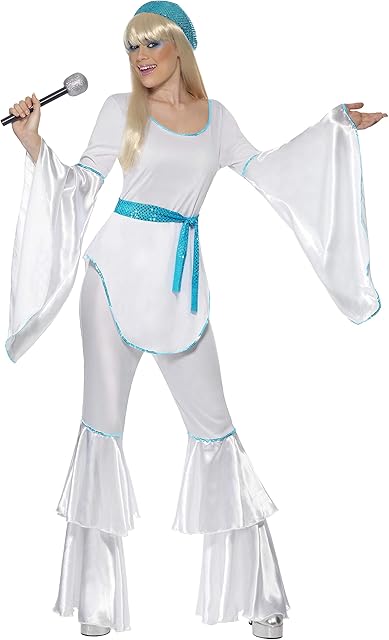 Smiffys Super Trooper Women's Costume,White, Medium