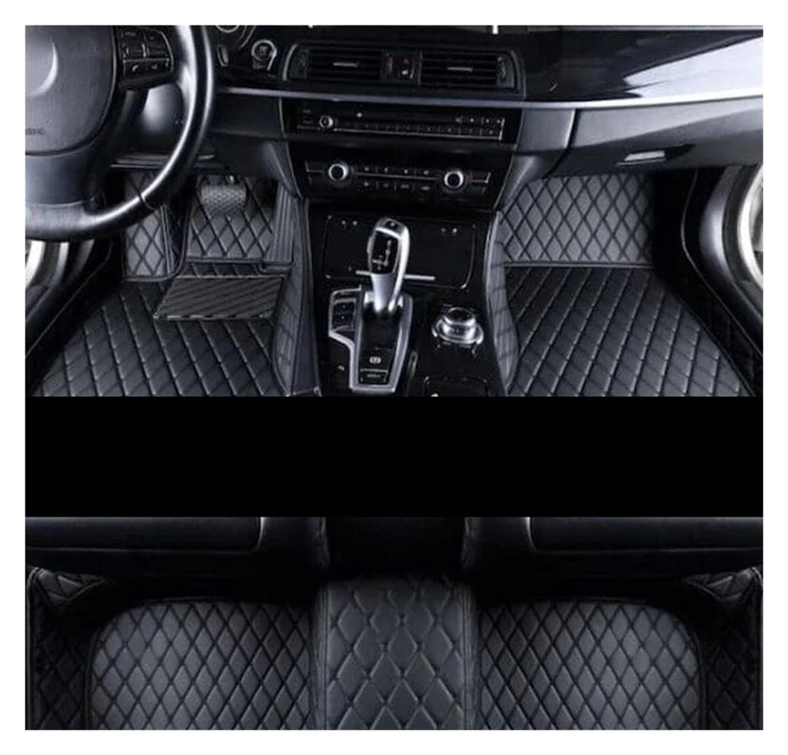 Tapis auto noir 3ps RHD pour BMW Série 2 Gran Tourer 218i 220d
