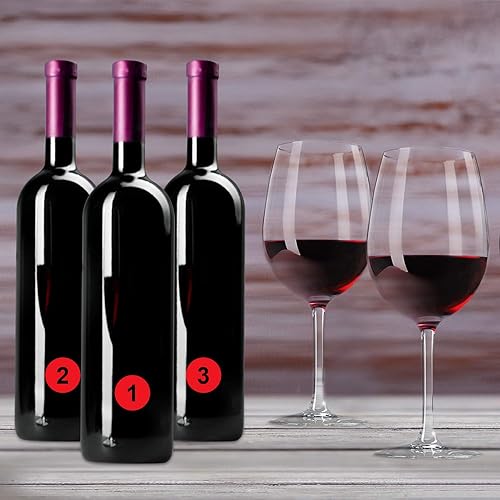 Miniatura 6 de Outus 5000 calcomanías de números de 0.4 pulgadas, 1 a 100 números, etiquetas de puntos de números pequeños, etiquetas consecutivas para inventario