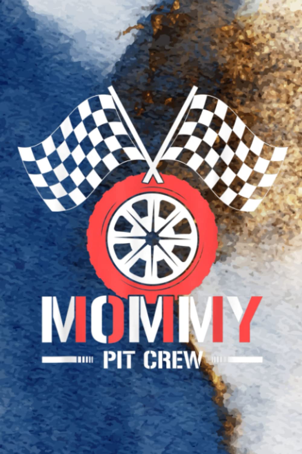 Half Graph 5 Half College | Race Car Birthday Party Racing Theme Mommy Pit Crew Family