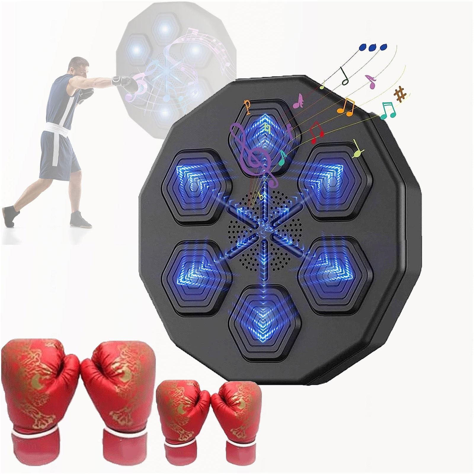 ボクシングマシン 音楽 グローブ セット Bluetooth連動 音楽ボクシング