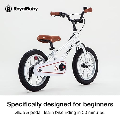 Miniatura 3 de RoyalBaby Terra EZ - Bicicleta convertible de equilibrio a pedal, 14, 16, 18 pulgadas, fácil de aprender a equilibrar para andar en bicicleta, niños