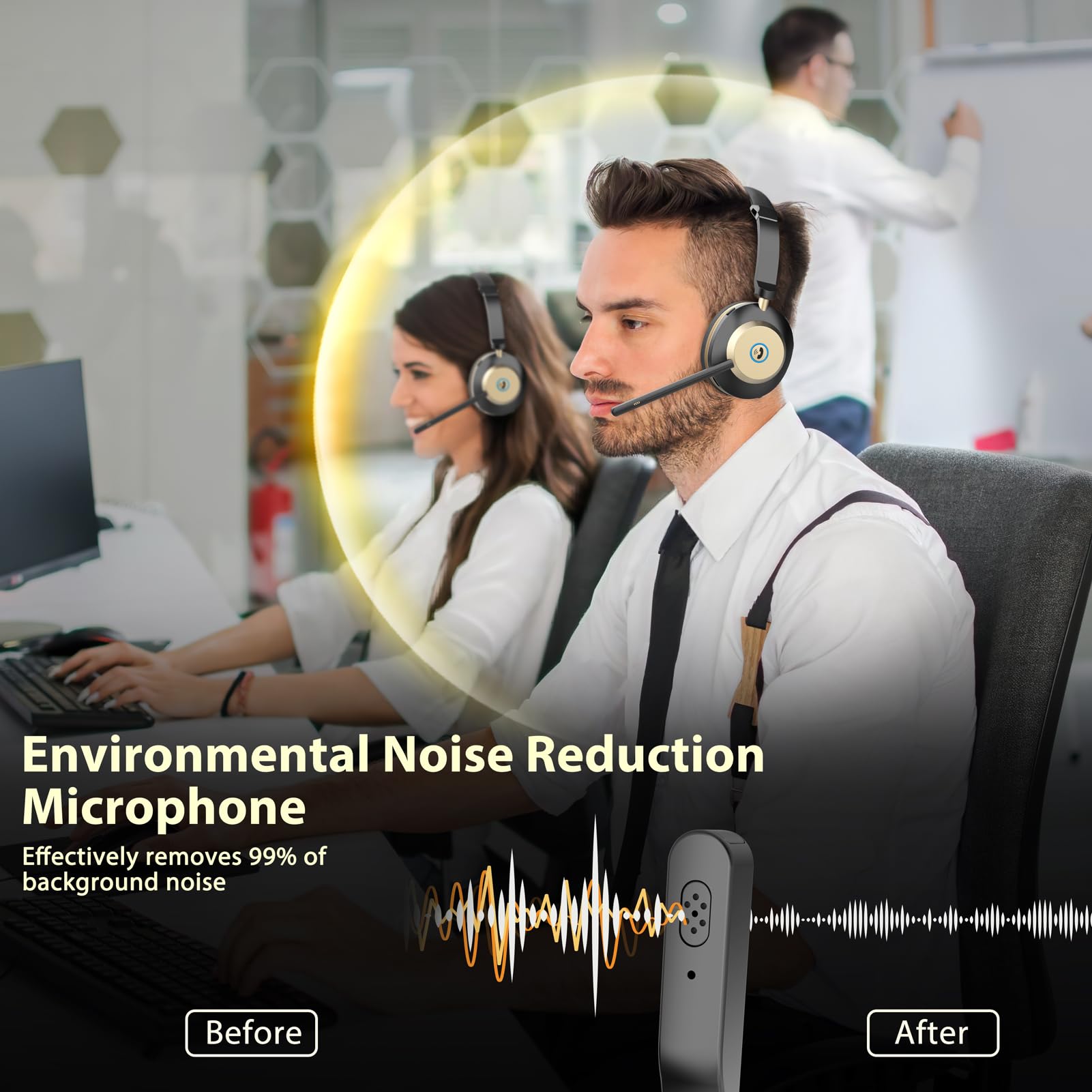Fonorecorder Bluetooth V5.3 45 Ore Durata - Microfono Noise Cancelling - Dettaglio