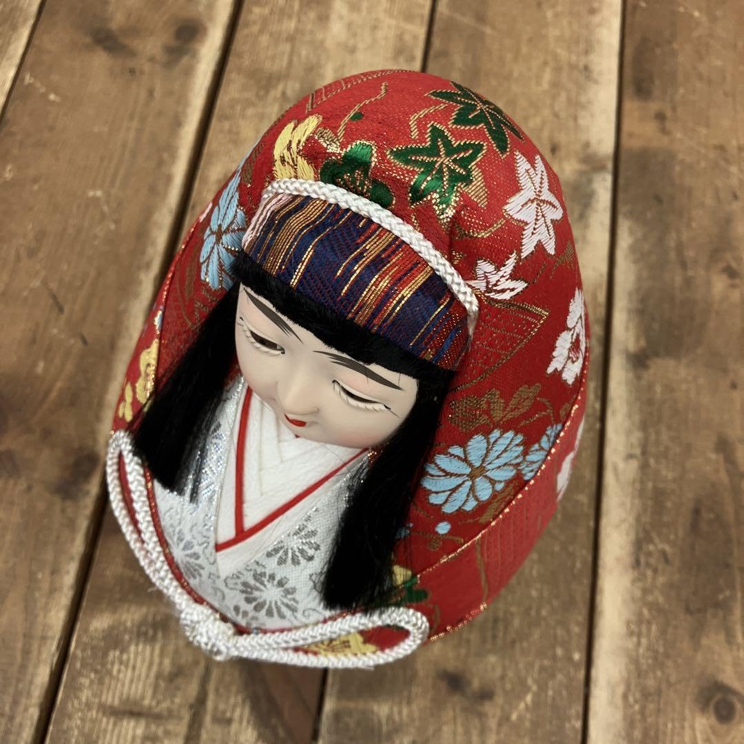 Amazon.co.jp: 郷土玩具 郷土芸術 姫達磨 女の子 縁起物 開運七転八起