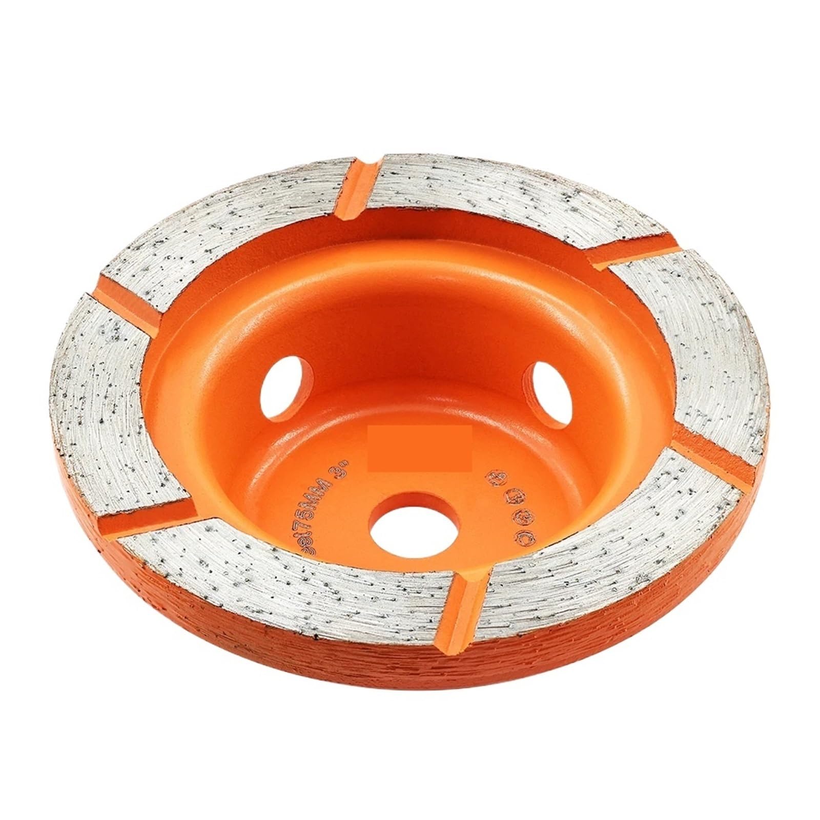 2 Pezzi 75 mm Mola abrasiva for Marmo Granito Pietra muratura Cemento Disco abrasivo Foro 10 3 Pollici Disco abrasivo a Fila Singola