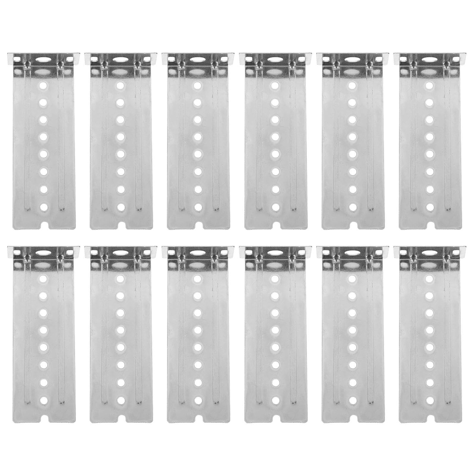 Supports coulissants Hohopeti pour clavier de bureau - Lot de 12 pièces de rail pour tiroir