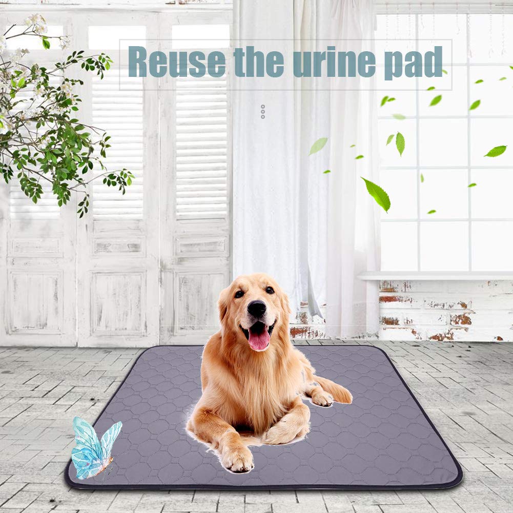 Almohadillas De Entrenamiento para Perros Reutilizables Y Lavables, Almohadillas De Incontinencia para Perros Alfombras De Adiestramiento De Viaje Antideslizantes para Cachorros,XL/140X100cm