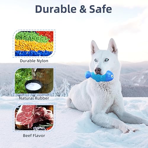 Miniatura 2 de WinTour Juguetes indestructibles para perros masticadores agresivos, juguetes resistentes para perros grandes, masticadores agresivos, juguetes para