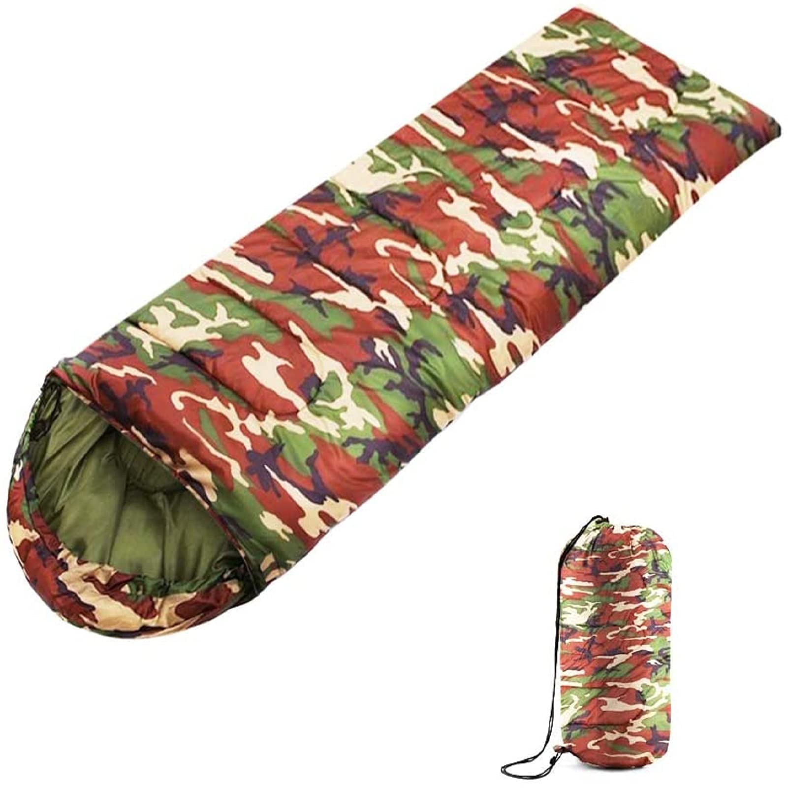 AllRight 3-4 Season Waterproof Camping Bags Hiking Sleeping Bag（Camouflage ）