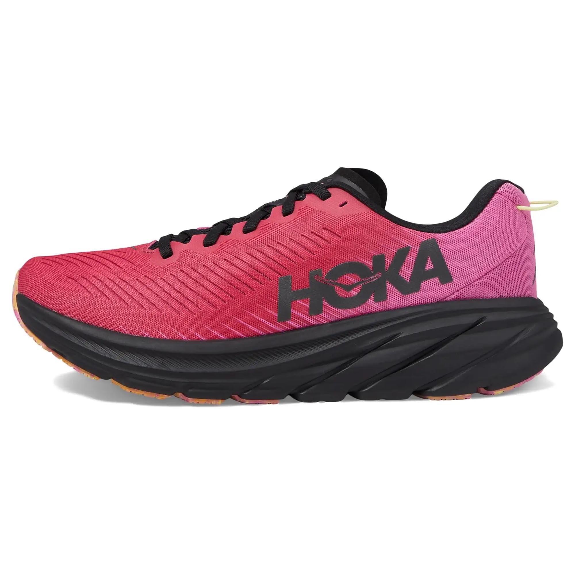 HOKA ONE ONE Womens Rincon 3 Running Shoes (Raspberry/Strawberry, US Footwear Size System, Adult, Men, Numeric, Medium, 7.5)