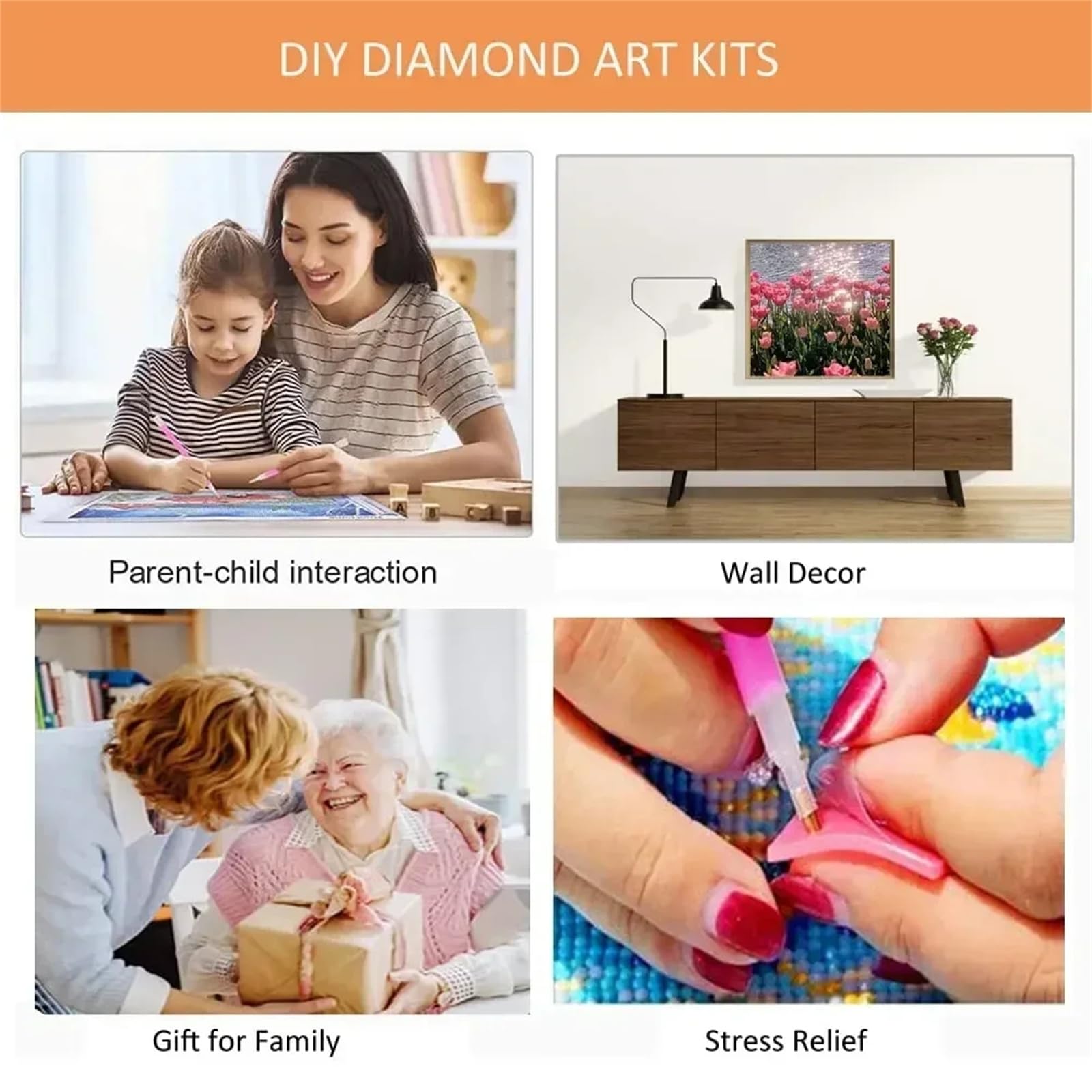 Miejskie zestawy do malowania diamentowego dla dorosłych, most, duże zestawy artystyczne z diamentami, pełne wiercenie, obrazy dla dzieci, dla początkujących, haft, kryształowa, sztuka, pokój,