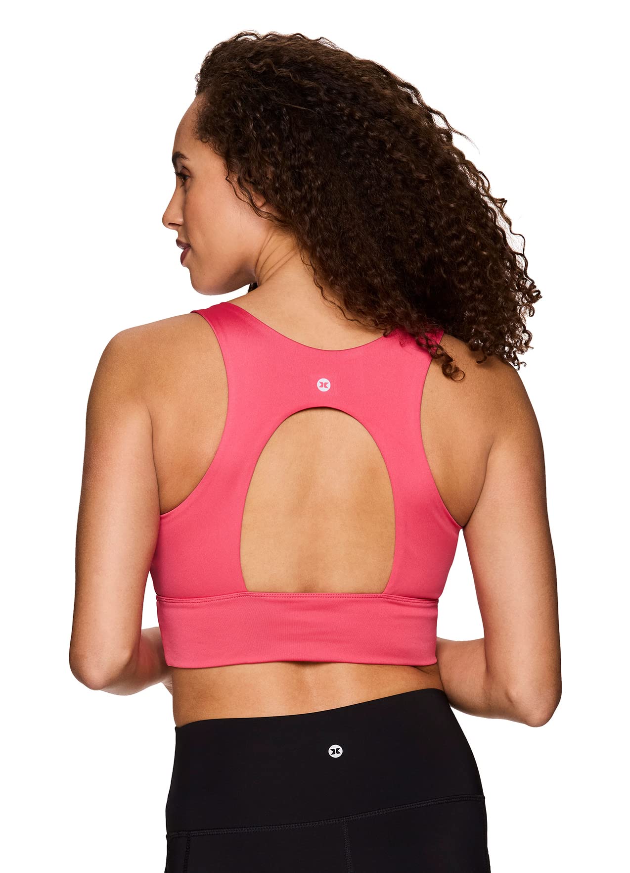RBX Active - Brasier deportivo de bajo impacto, sin costuras, con tirantes, para mujer
