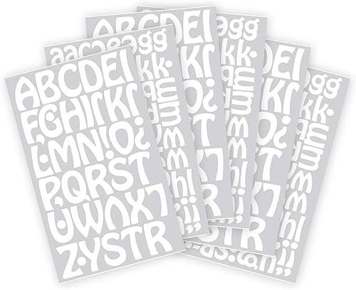 Miniatura 6 de Paquete de bandada de transferencia termoadhesiva de letras frías de 1 12 pulgadas, 6 hojas rojas (rojo, 1 12 pulgadas)