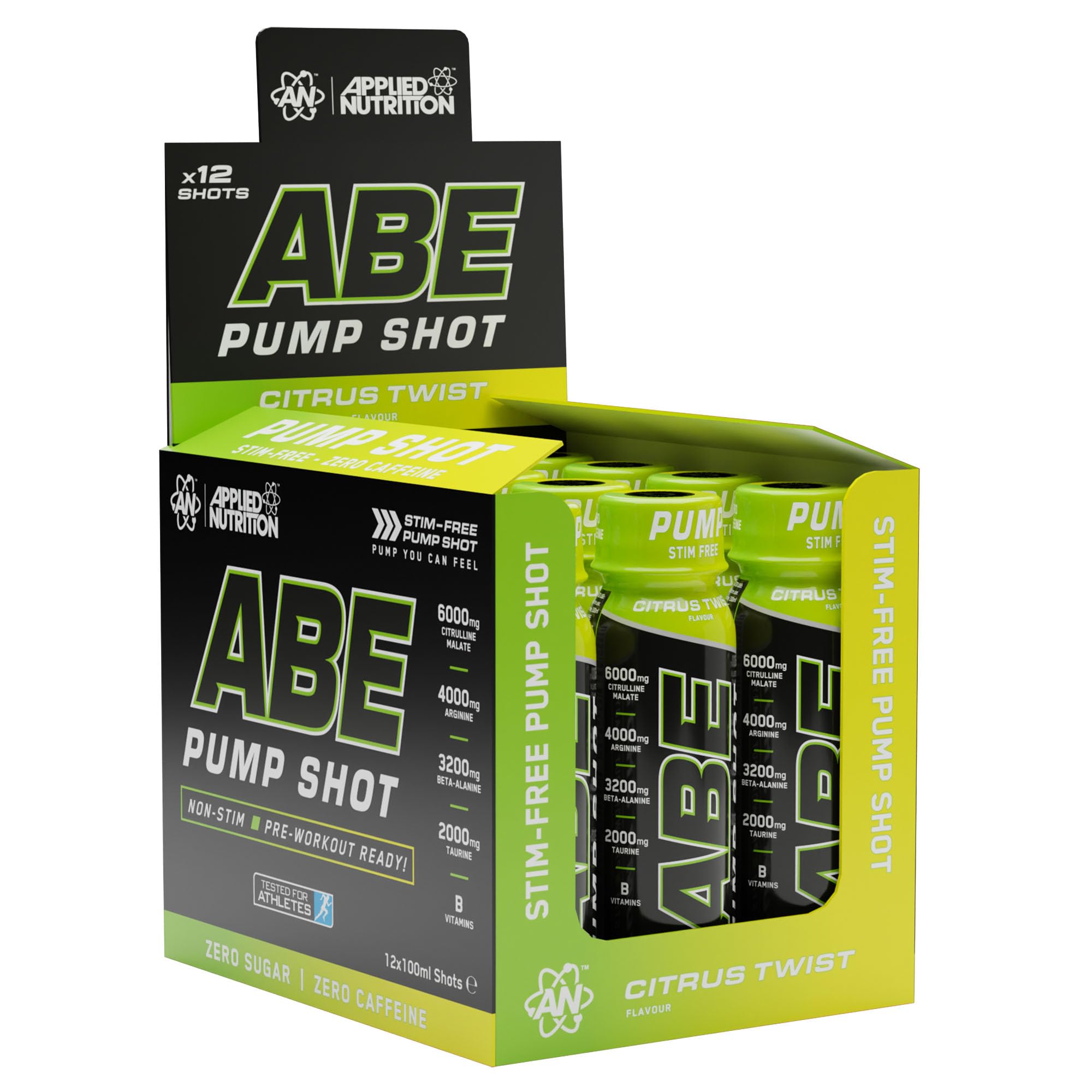 Applied Nutrition ABE Pump Shot (12x100ml) Citrus Twist - Pre-Workout - Pre-Workout Shots