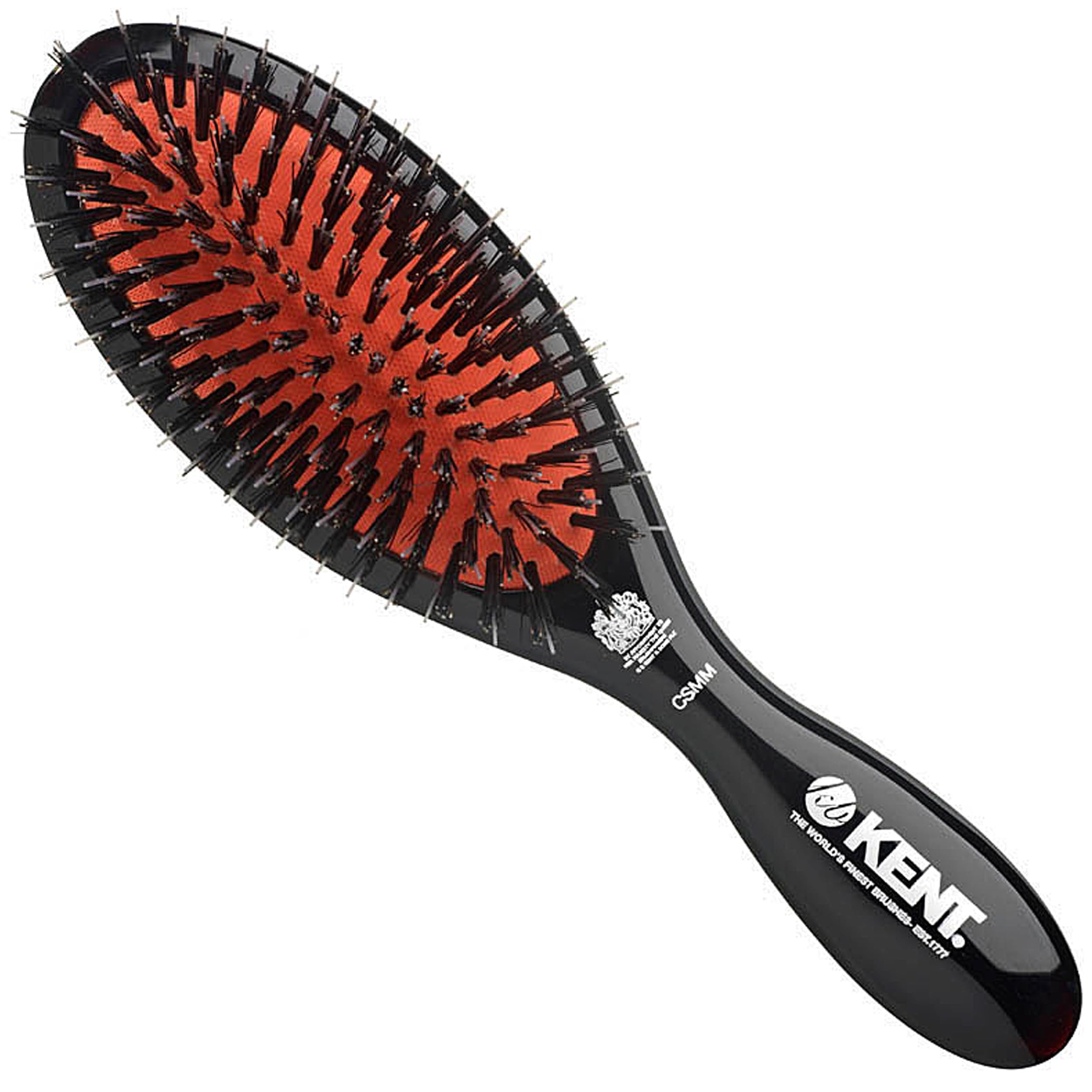 Kent CSMM Classic Shine Ladies Black Bristle Hairbrush (PACK OF 1)
