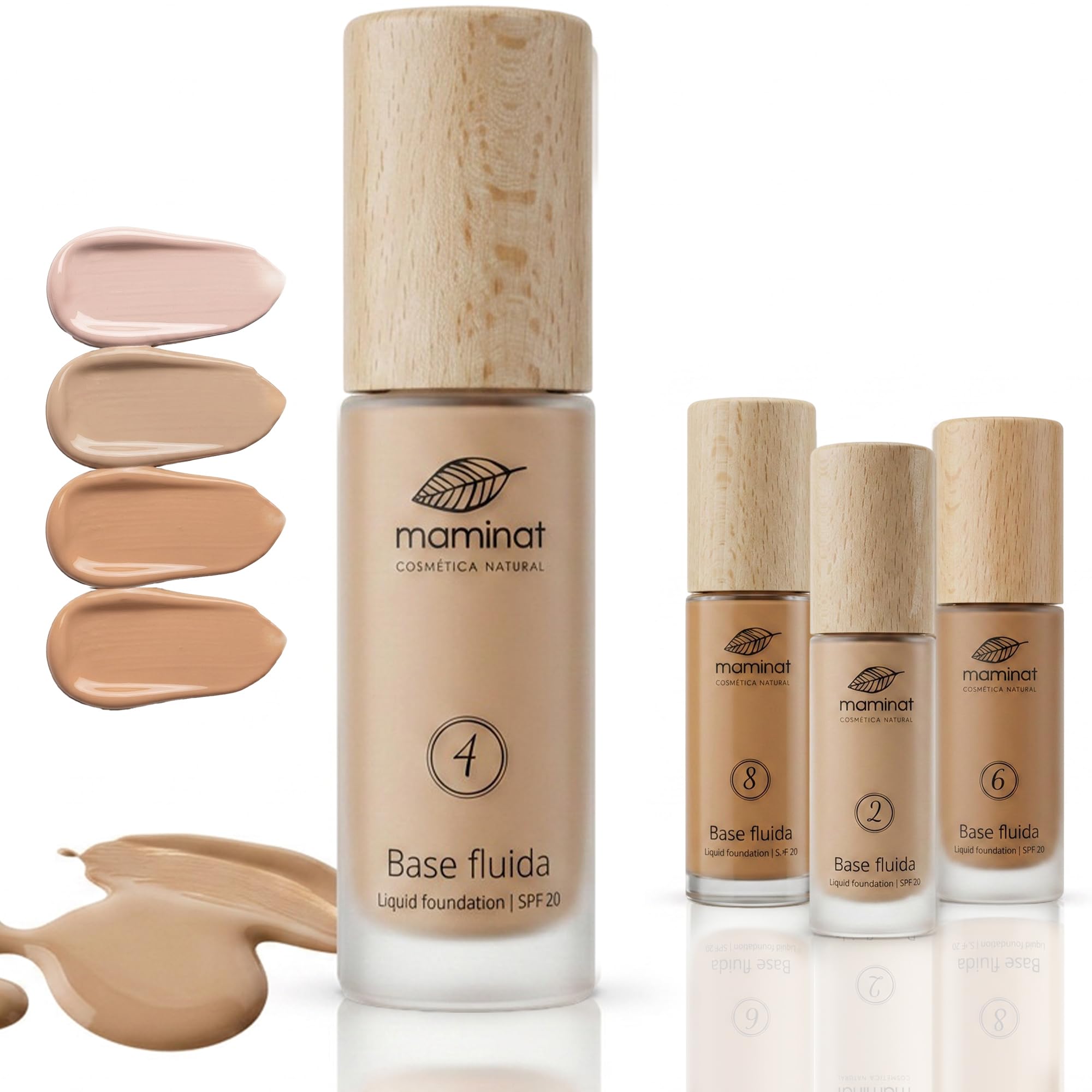 Base Maquillaje Glow Piel Clara | Cobertura Media SPF20 30ml