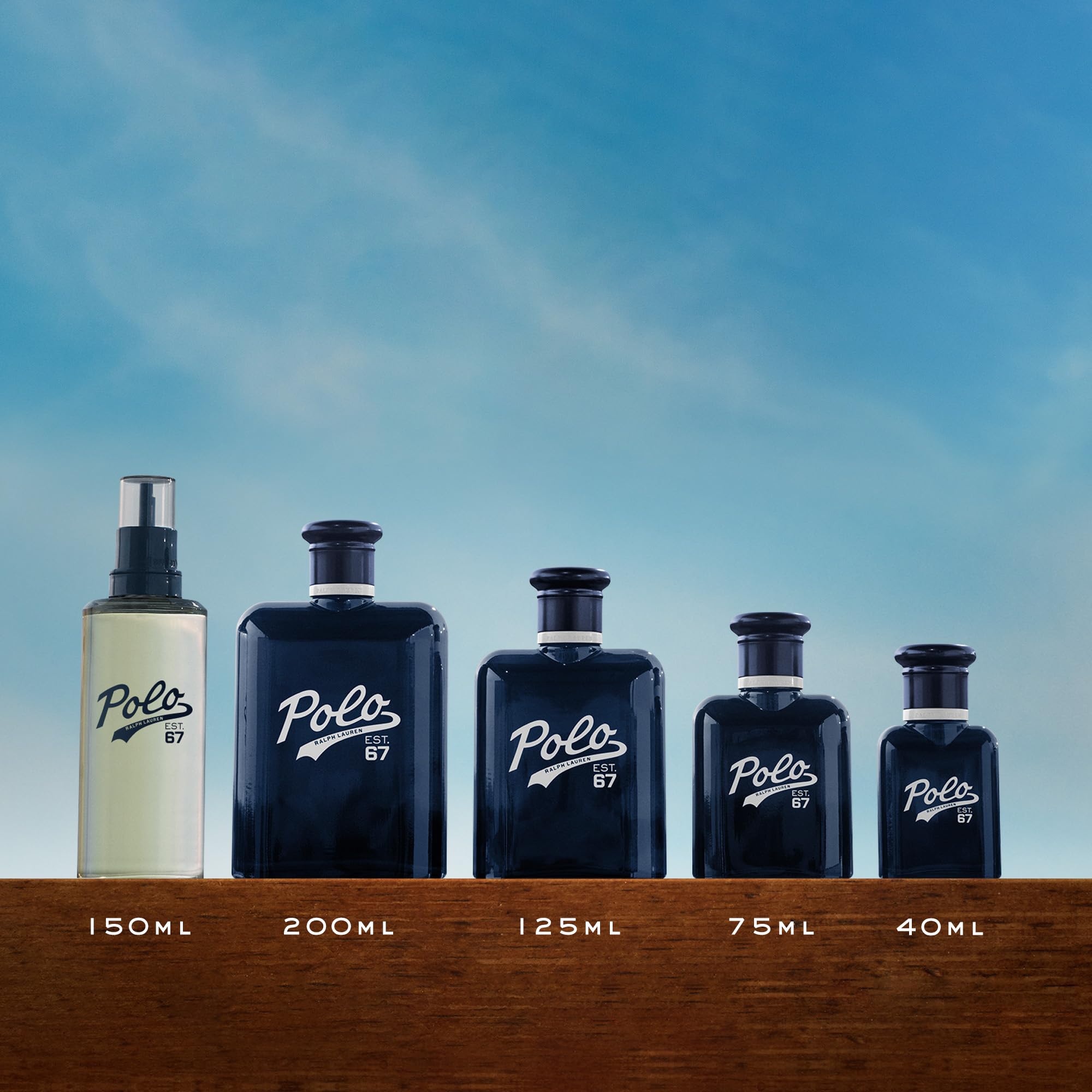 Ralph Lauren Polo 67 Eau de Toilette, zitrischer Herrenduft, 200 ml | Frisches Männerparfüm mit spritziger Bergamotte, Ananas, Vetiver und Patchouli, sinnlicher Duft mit langanhaltender Frische