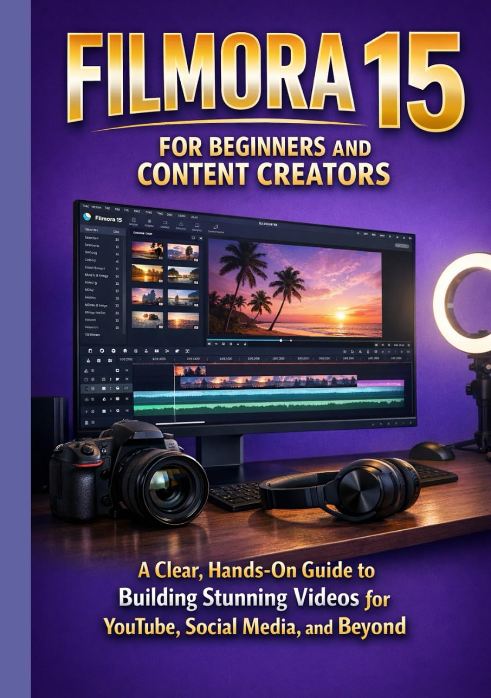 FILMORA 15 FOR BEGINNERS AND CONTENT CREATORS: A Clear, Hands-On Guide to Building Stunning Videos for YouTube, Social Media, and Beyond