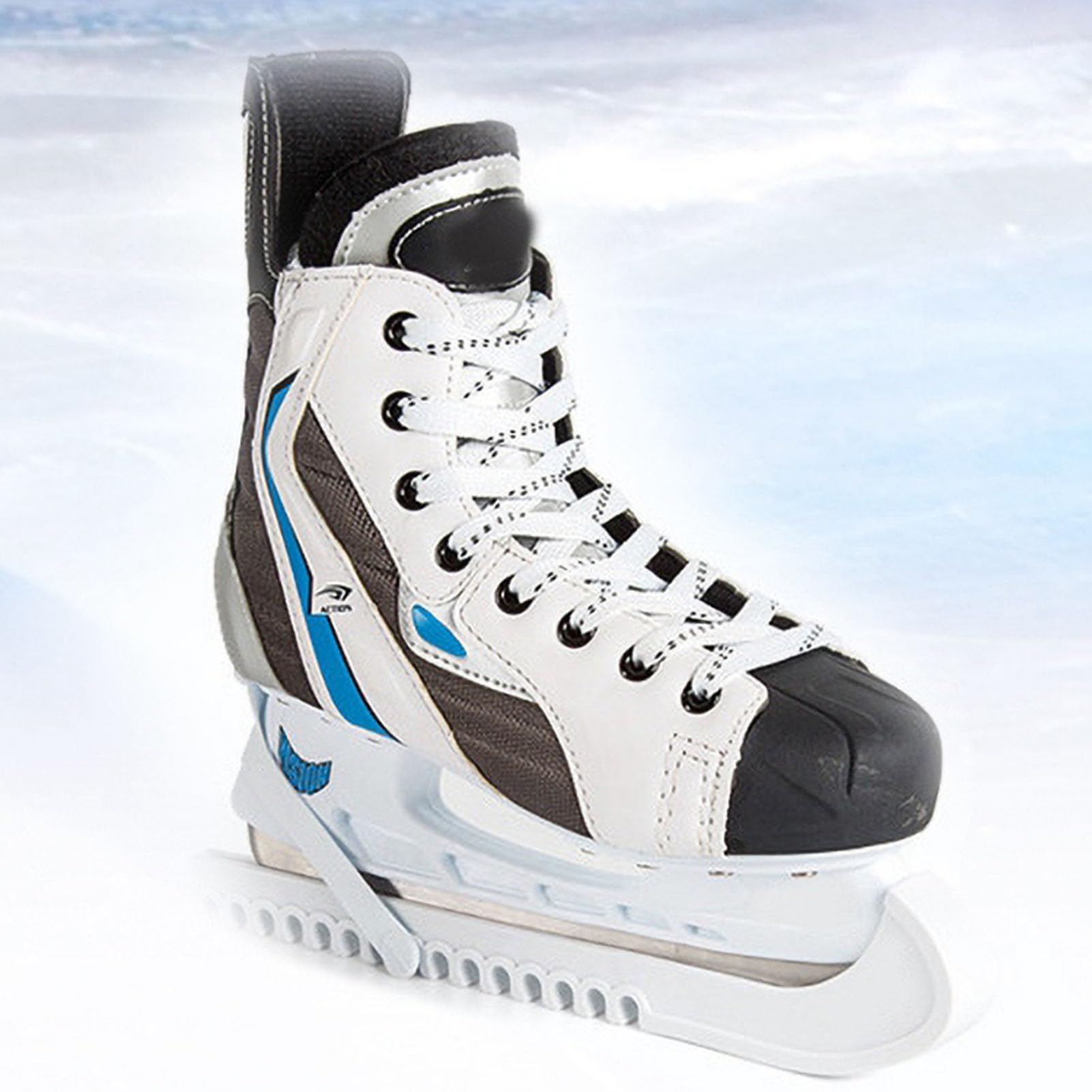 1 Pair Plastic, Green Figure Skate Concrete Ground White Guards Covers Skate Accessories Ice Blade Protectors On Hard (White)