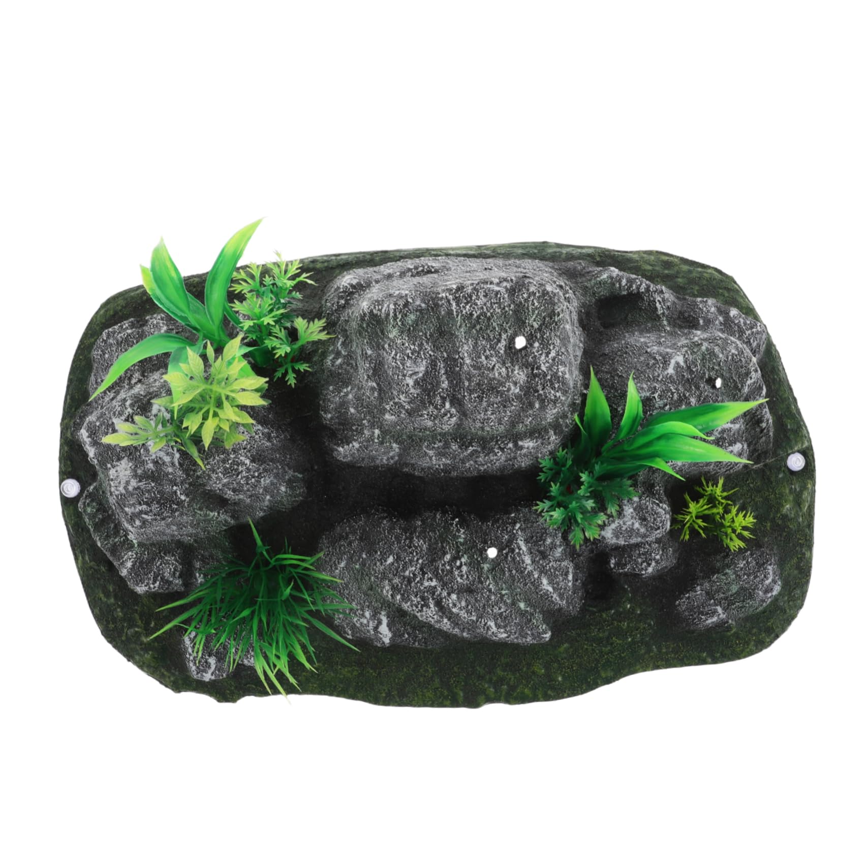 SUPVOX Artificial Aquarium Landscape Resin Rock Cave Ornament for Fish Tank Natural Habitat