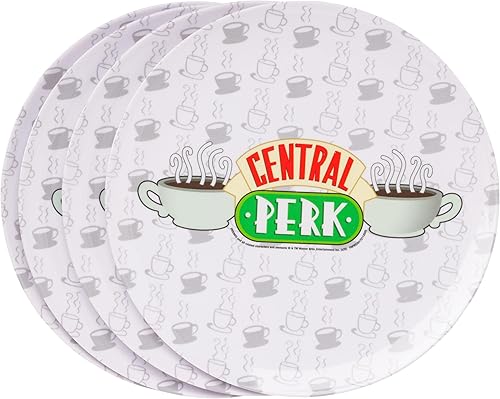 Miniatura 5 de Silver Buffalo Friends Central Perk - Juego de 4 platos de melamina