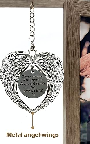 Vista 6 de Besoamo Marco de fotos conmemorativo de 4 x 6 pulgadas, regalos de condolencias por pérdida de un ser querido, regalo conmemorativo por pérdida