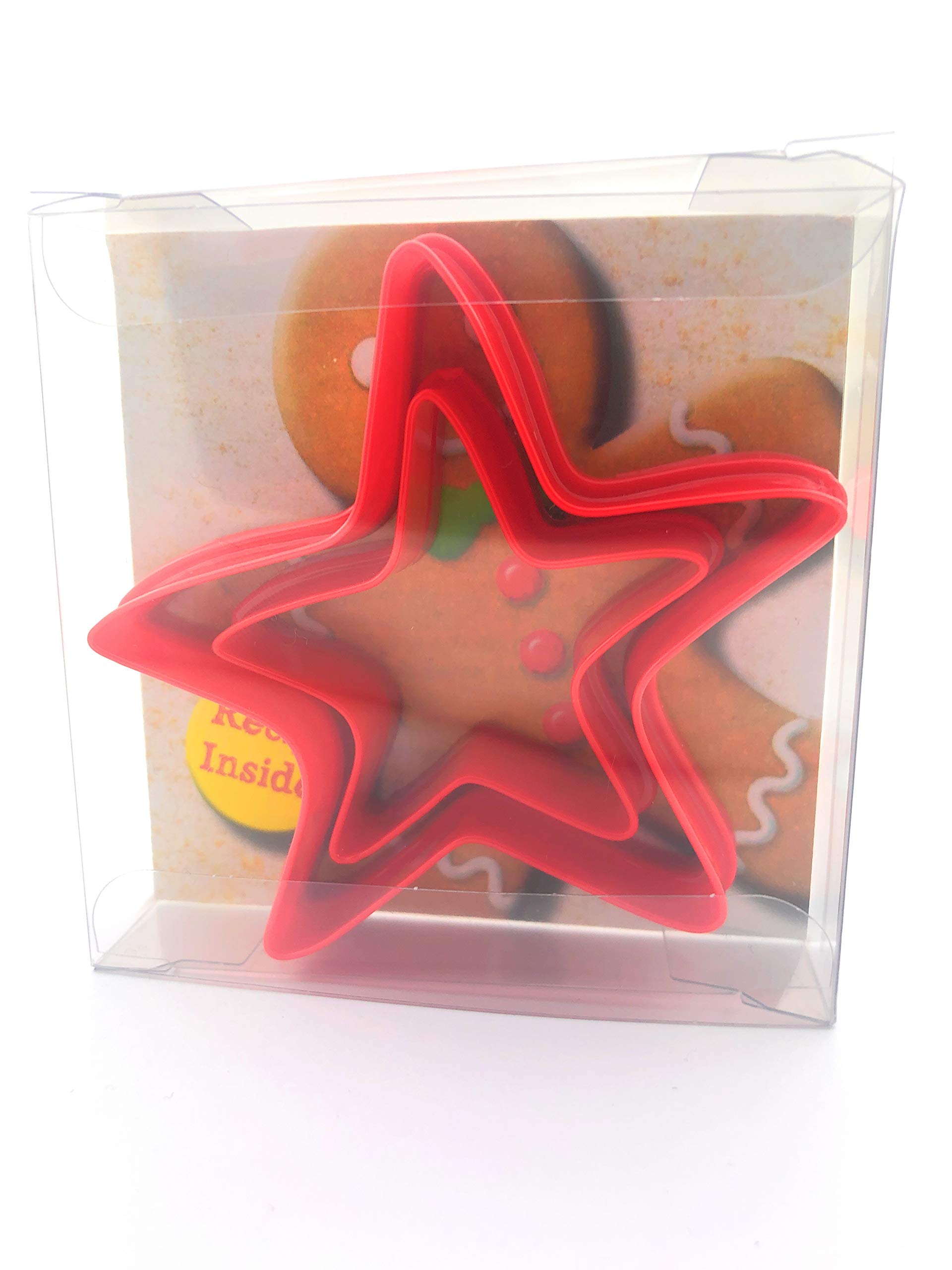 Goggly Starfish Cookie Cutter Set Of 2, Biscuit, Pastry, Fondant Clay Cutter