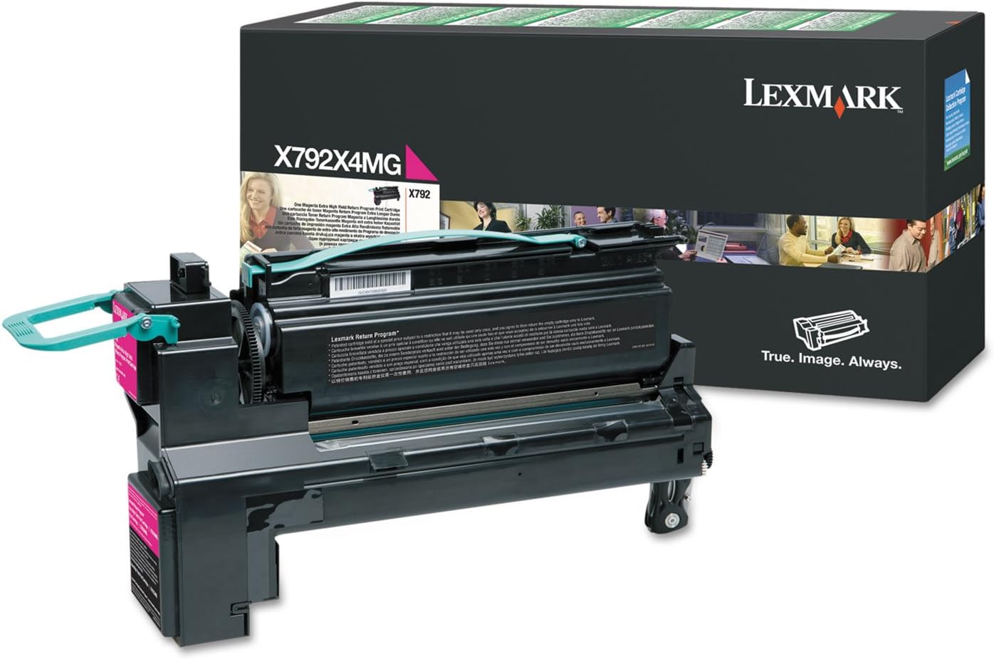 Lexmark Extra High Yield Black Return Program Toner Cartridge for US Government, 20000 Yield (X792X4KG)