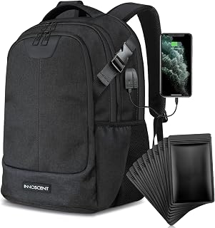 100% Smell Proof Backpack (Dark Grey), Large, INS003