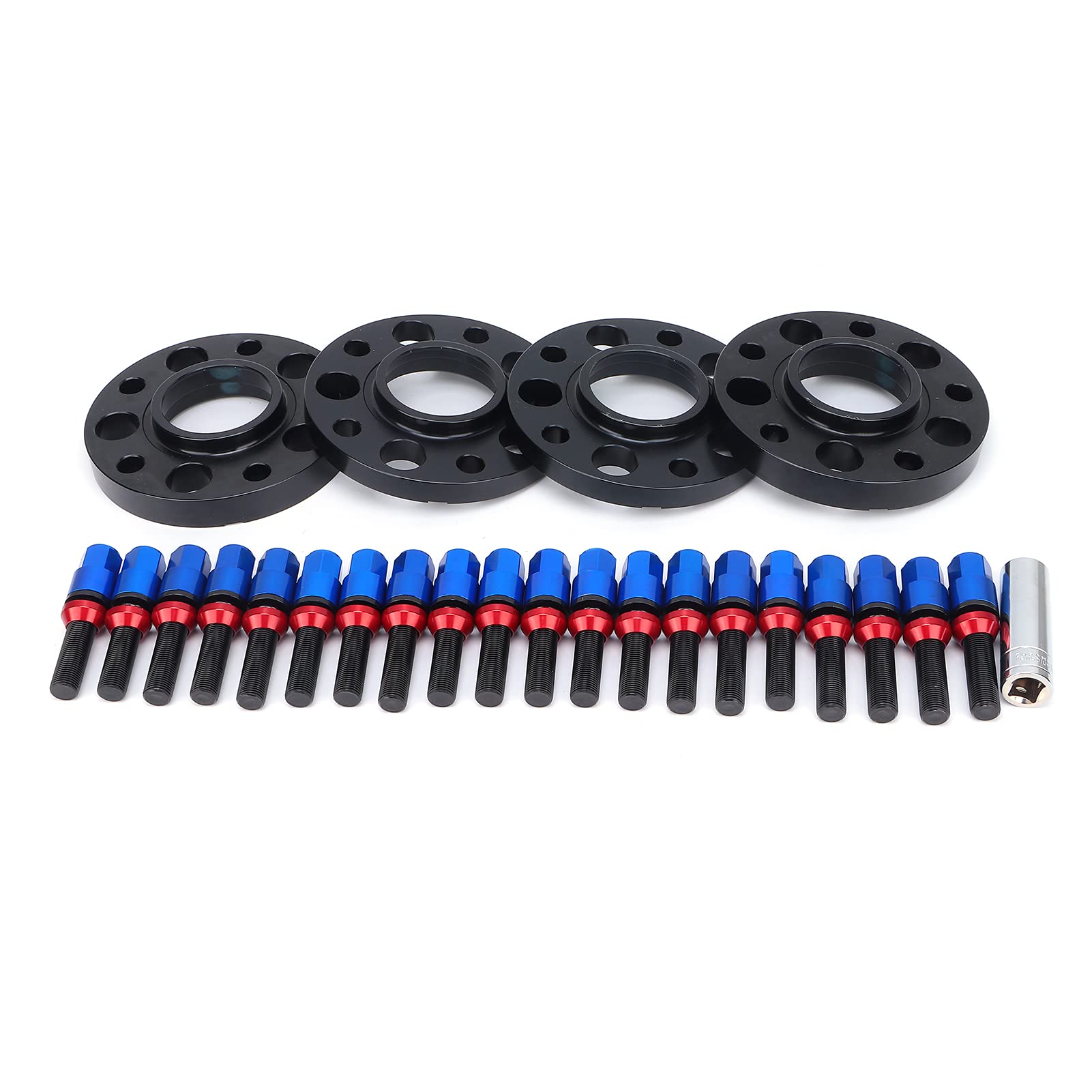 Hub Centric Wheel Spacers dla BMW Serii 1 F20/F21 2014-2019, (BLUE)