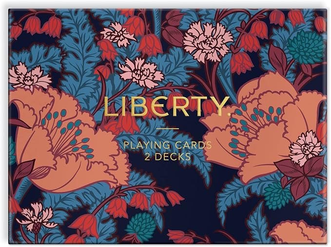 Liberty Floral Playing Card Set de Galison - 2 Barajas Estándar miniatura 6