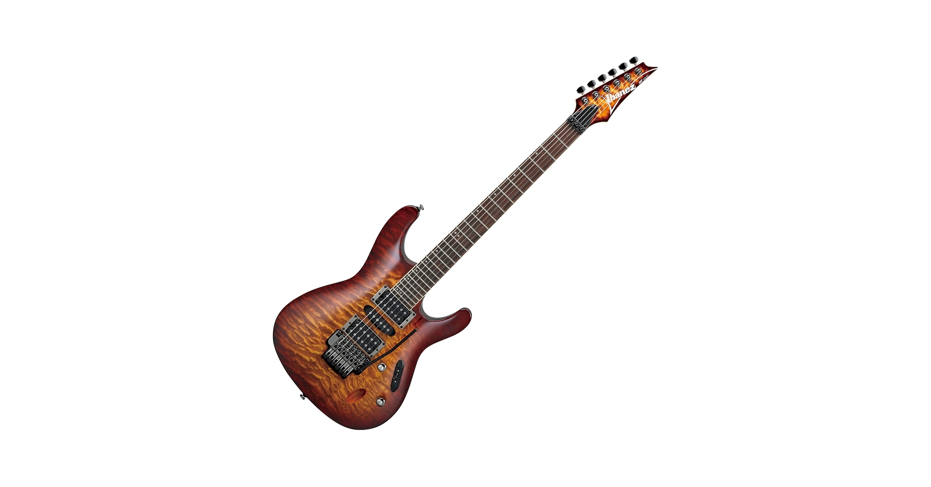 今月中特価！【超軽量】Ibanez S670QM Amazon.com: Ibanez S Series S670QM - Dragon Eye Burst