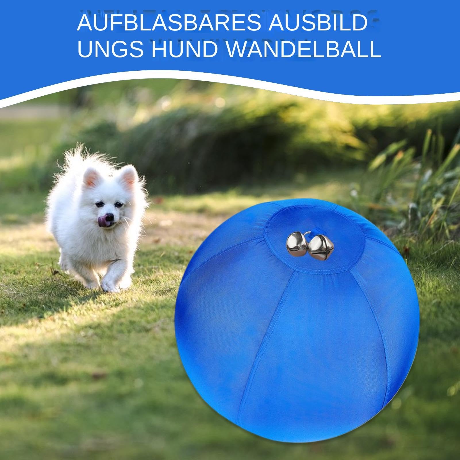 Pelota de Pastoreo para Perros Juguete de Mordedor y Compañero de Agilidad | Entrenador Exterior para Perros para Mascotas Aburridas en Parque, Jardín, Patio, Sala de Estar