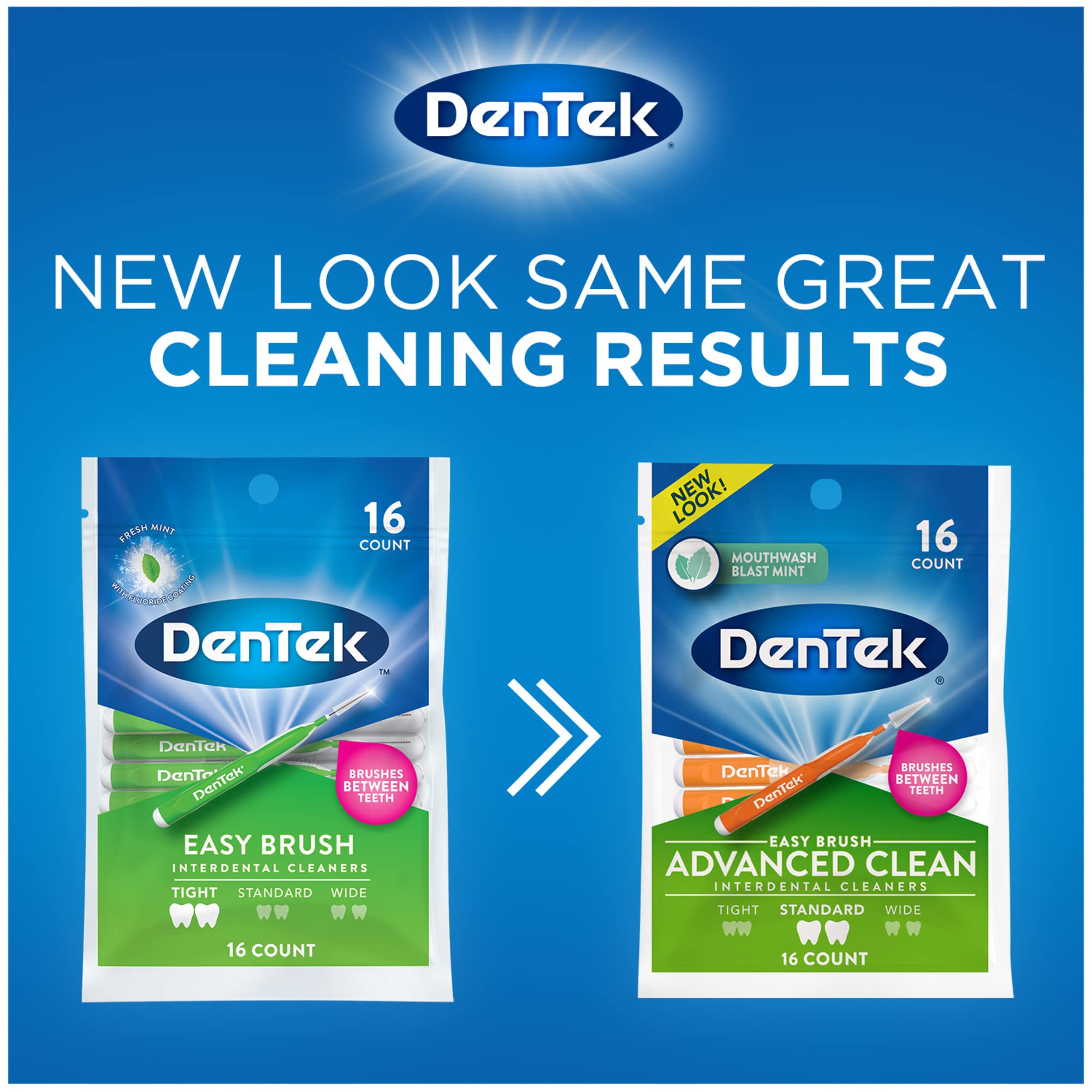 Buy DenTek Easy Brush Interdental Cleaners Brushes Between Teeth