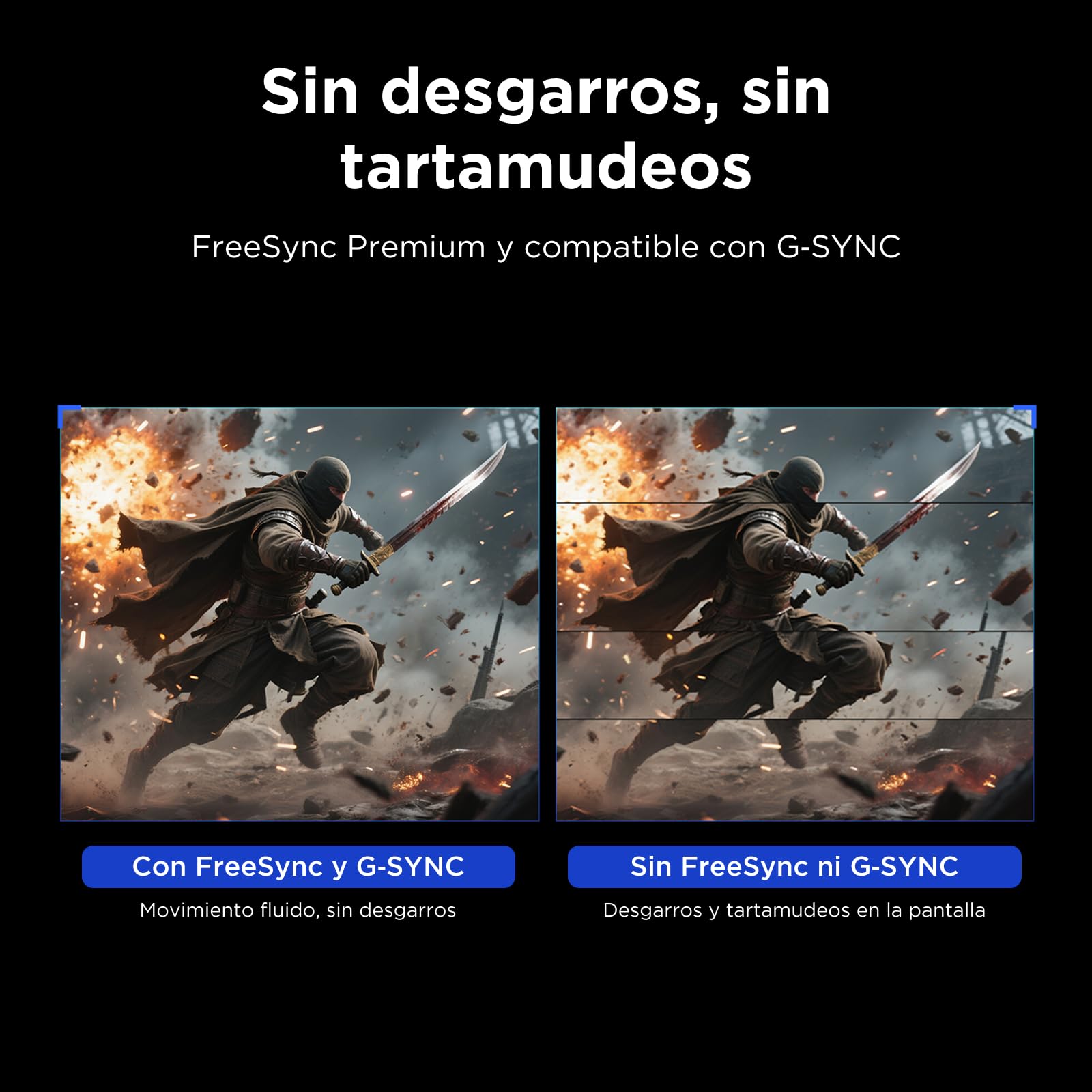 TCL 27G64 Monitor Gaming 27 Pulgadas QD-Mini LED, QHD 2560x1440, 180Hz, Panel Fast-HVA, 600 nits HDR, 1ms, AMD FreeSync Premium, G-Sync Compatible, 97% DCI-P3 — view 10