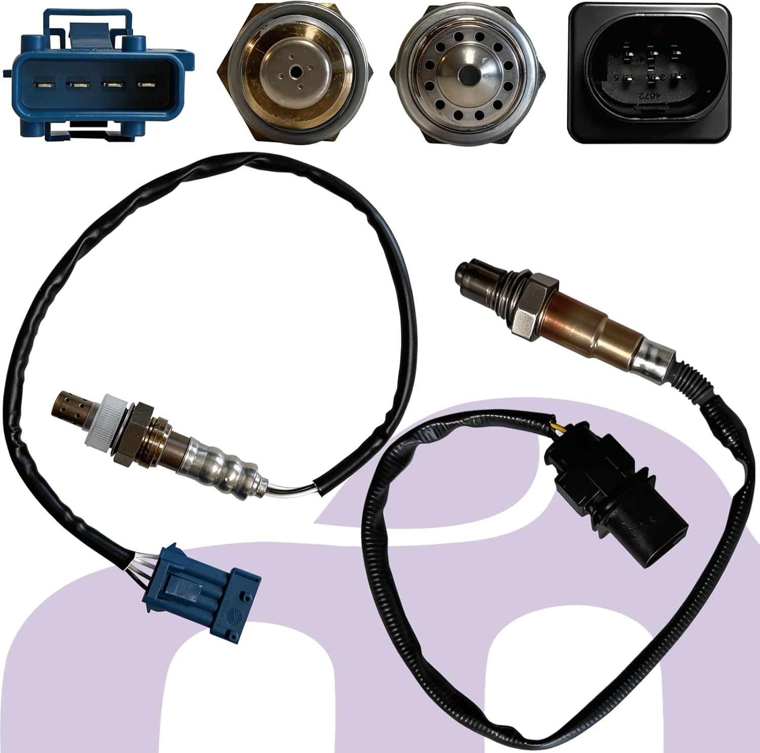 2Pcs Upstream and Downstream Oxygen O2 Sensor for 2007-2010 Cooper 1.6L L4 DOHC,2009-2010 Cooper 1.6L L4 SOHC 234-5135 234-4488 0035426918 11787537993 11787590713 11787537984 11787560957