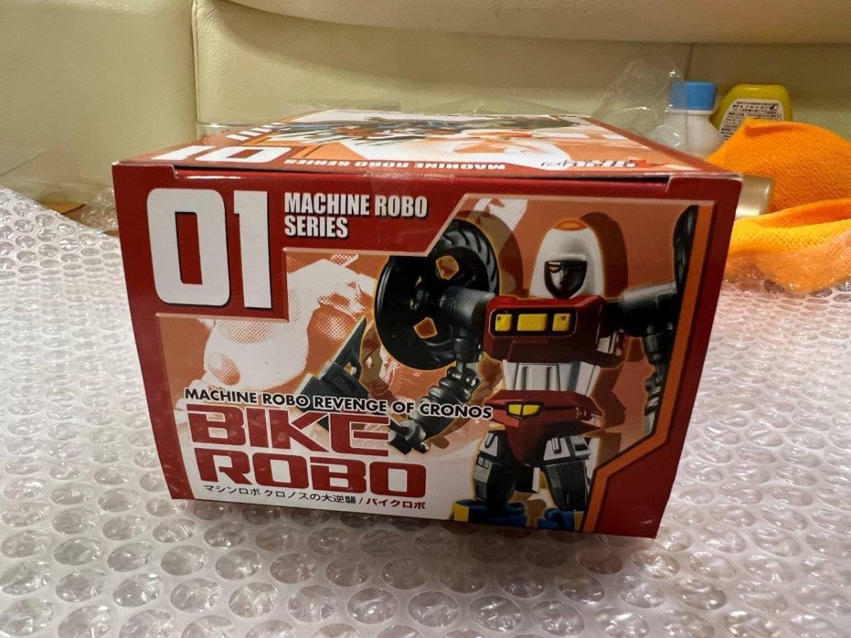 BANDAI NAMCO Entertainment - マシンロボ　クロノスの大逆襲　BIKE ROBO Amazon | 未開封 マシンロボ クロノスの大逆襲 01 バイクロボ