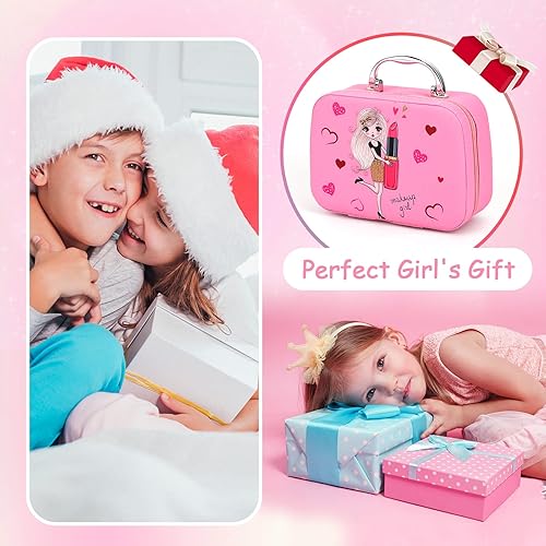 Miniatura 7 de Kit de maquillaje para niños para niñas, kit de maquillaje para niños, juguetes de Navidad para niñas, juego de maquillaje real, maquillaje lavable