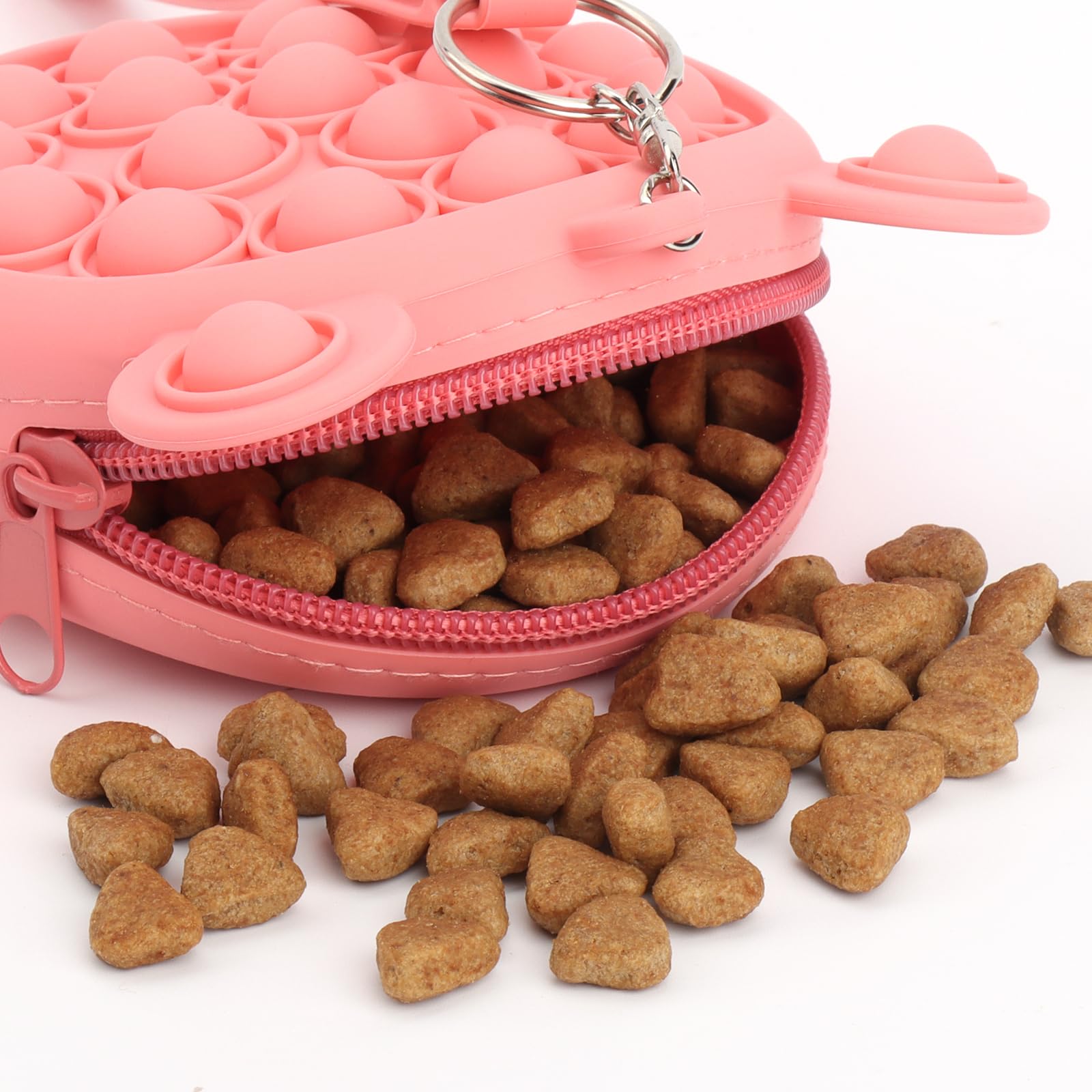 Sacchetto Addestramento Cani In Silicone Con Chiusura Magnetica - Portatile Con Clip E Fischietto - Foto 4