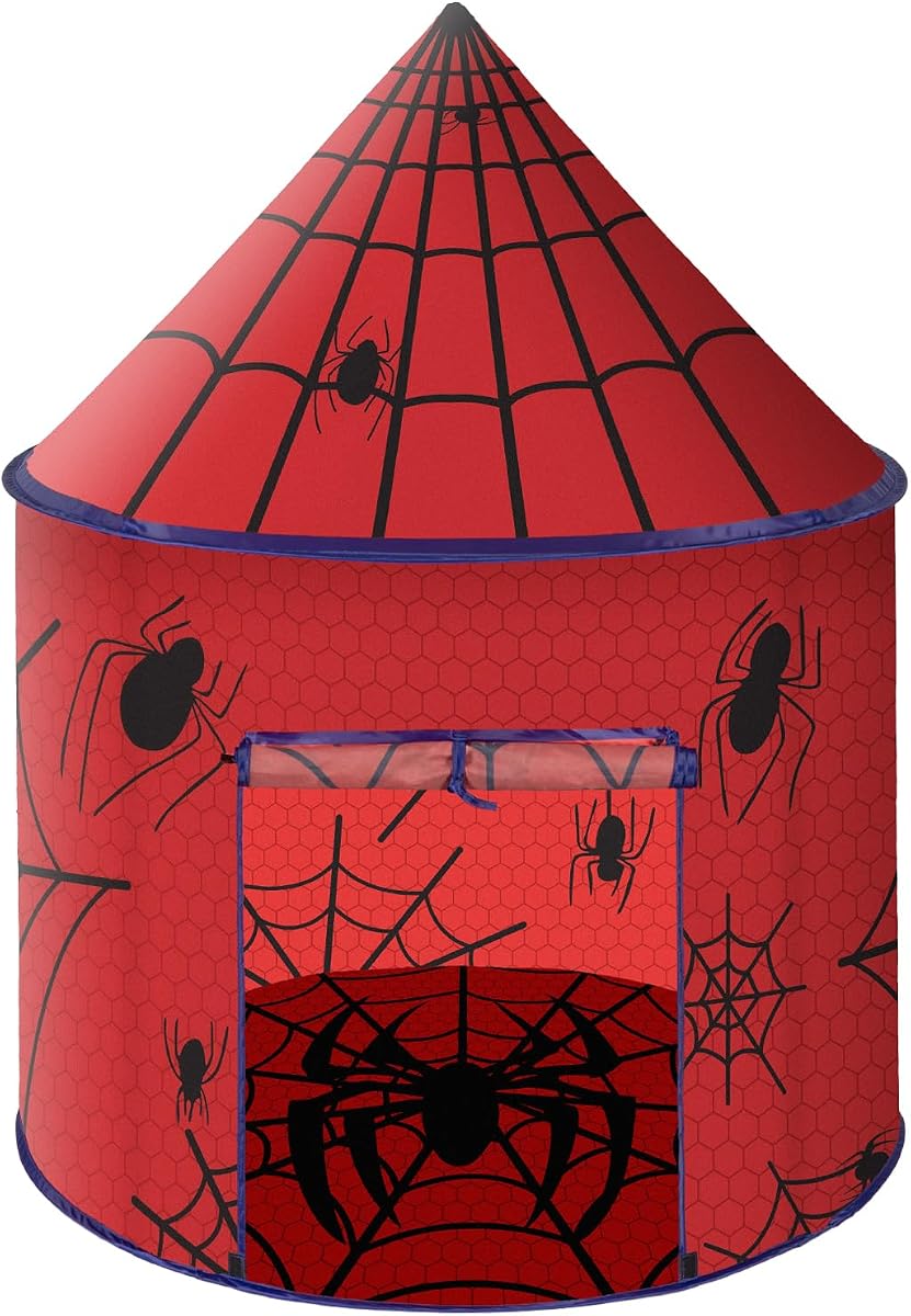 Kids Play Tent Pop Up Play Tent for Kids Playhouse Indoor Outdoor Toddler Tent with Breathable Mesh for Childrens Ages 3-8, Gift Idea for Girls & Boys Birthday