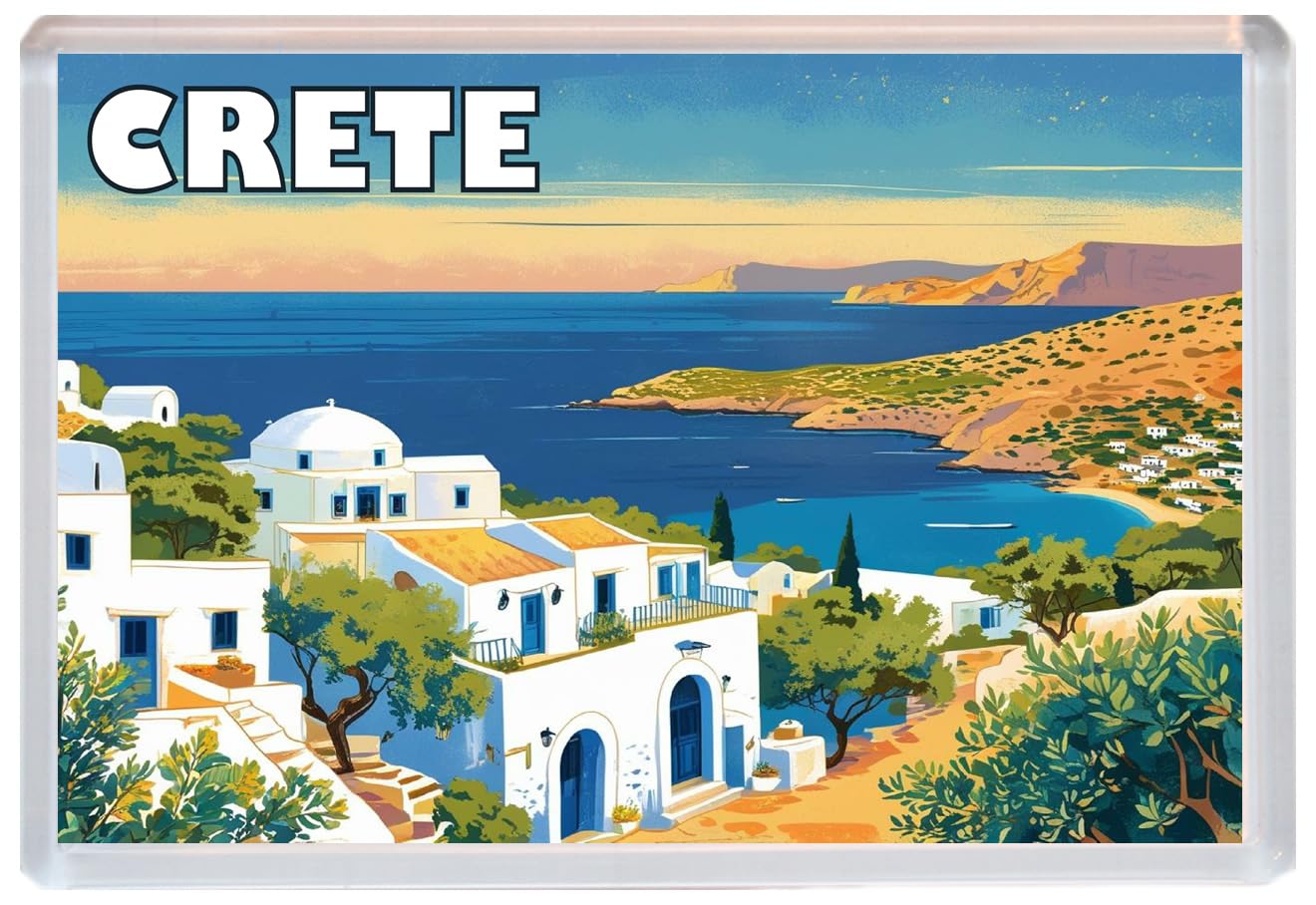 Baked Bean Store Multicolor Crete - Jumbo Artistic Fridge Magnet 96 X 67Mm