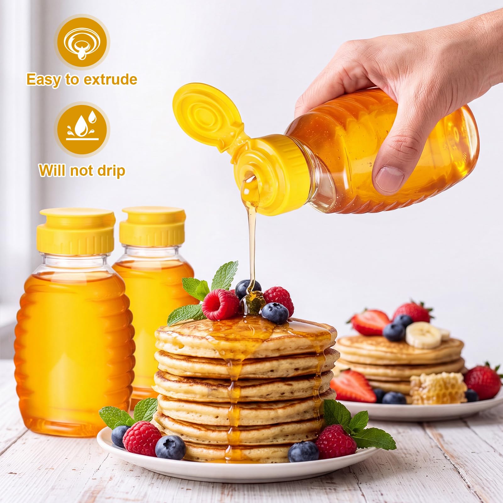 Hoolerry Condiment Squeeze Bottles