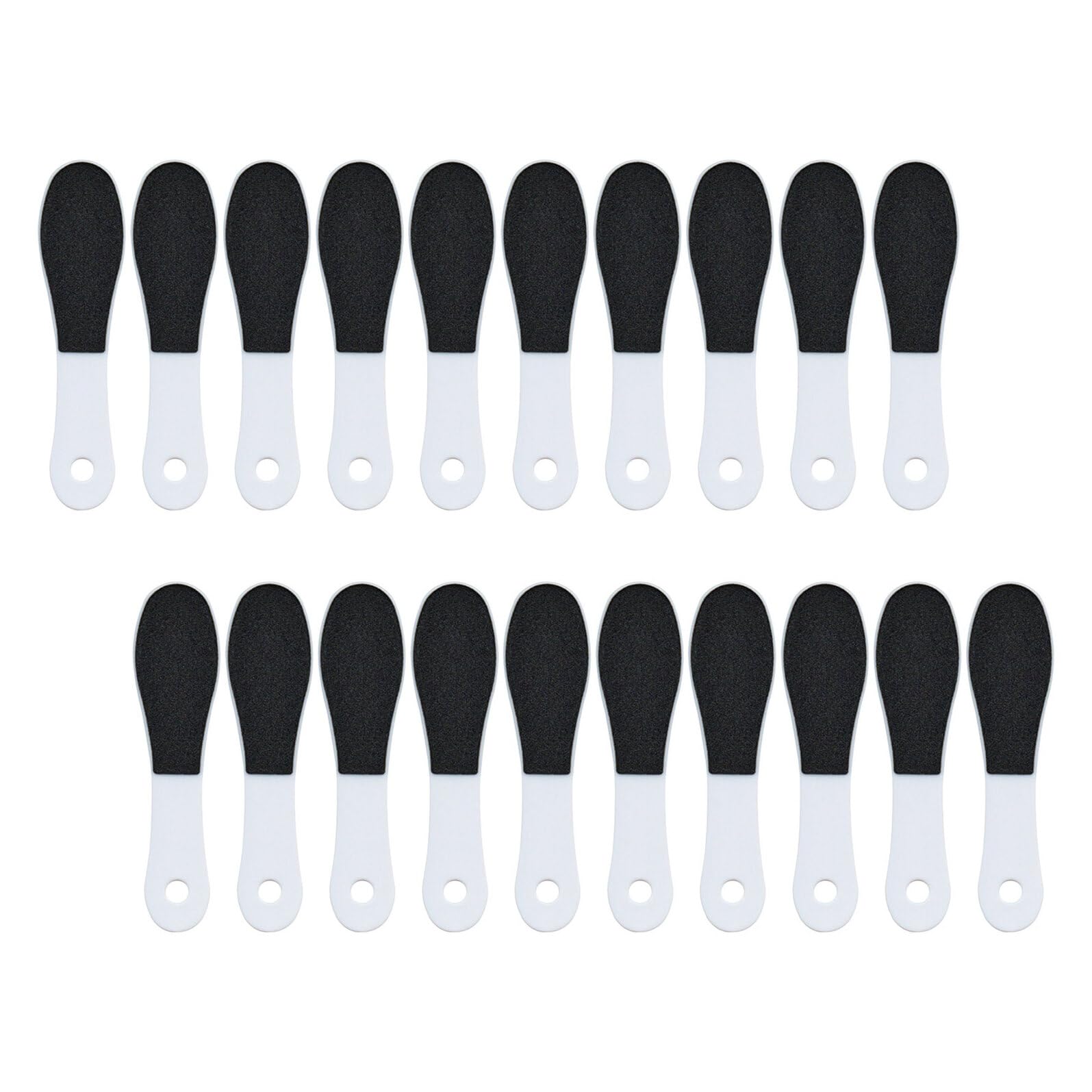 GALPADA Limas para Pies de Plástico 20 Unidades Exfoliante de Doble Cara para Eliminar Piel Seca y Callos Herramienta Antideslizante para Cuidado y Masaje de Talones Agrietados en Ducha