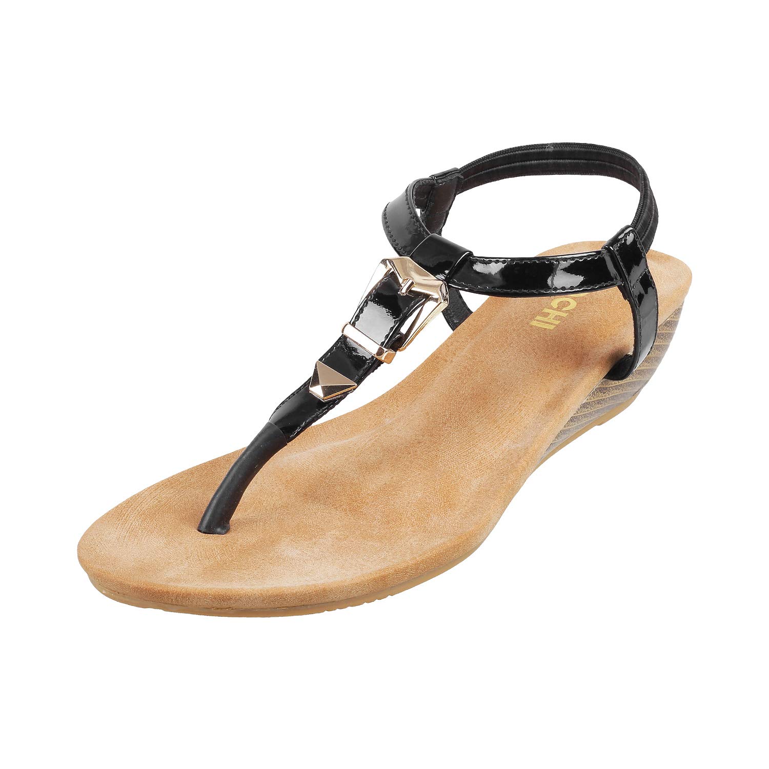 Mochi Womens Synthetic Black Sandals (Size (7 UK (40 EU)) (B07ZS7F5Y5) Amazon Price History, Amazon Price Tracker